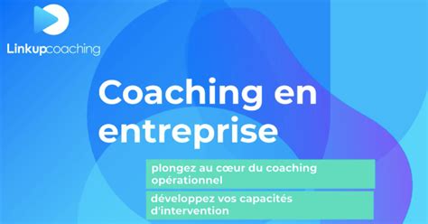 linkup coaching formation métier.